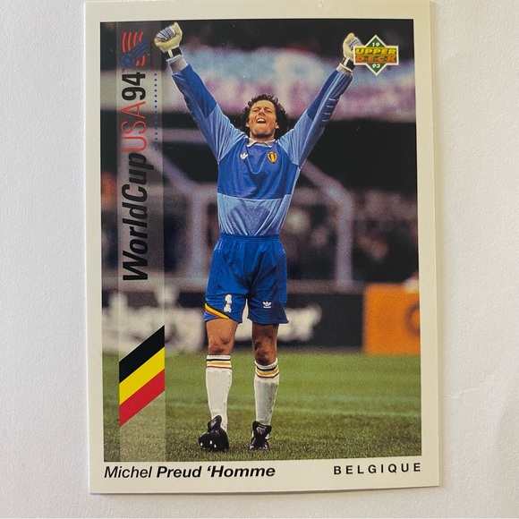 Rare Michel Preud 'Homme rookie World Cup card.  MINT!!! - Picture 2 of 2